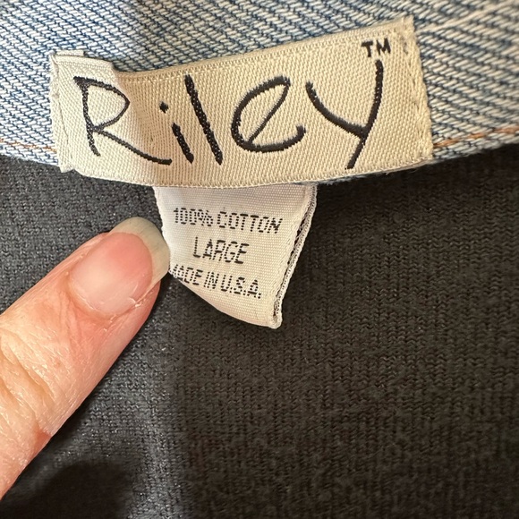 Vintage Black Velour Denim Top Western Snaps Indie Grunge Reworked Style - Picture 12 of 12